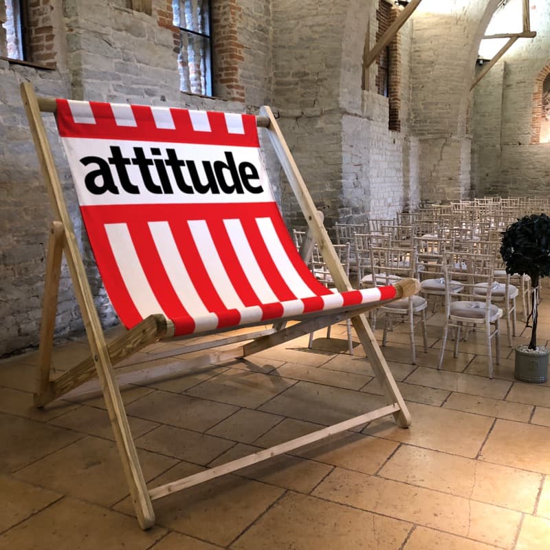 AT&T branded deckchair design