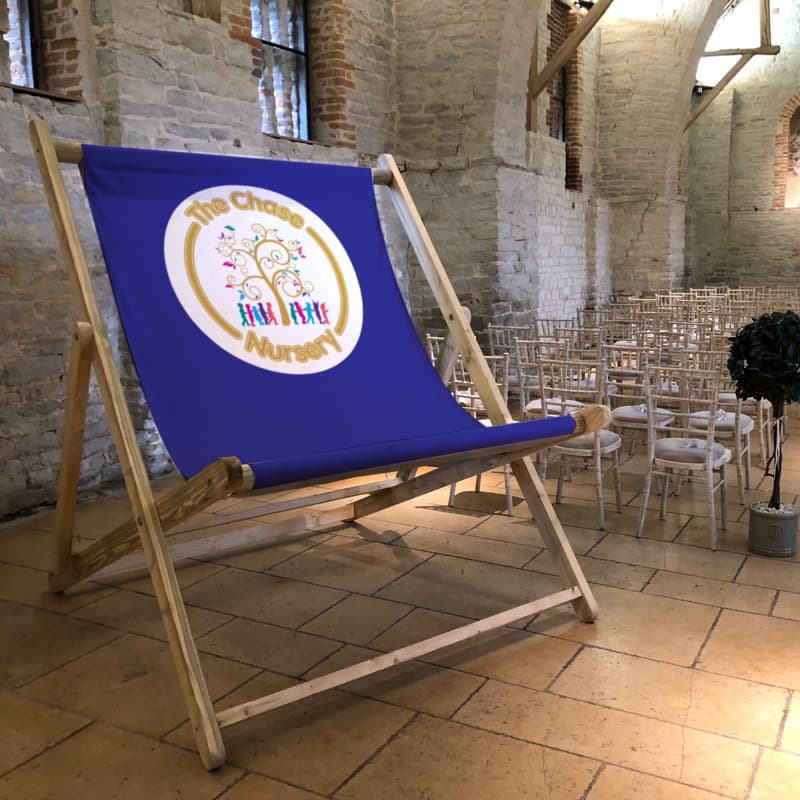 Chase branded deckchair design variant