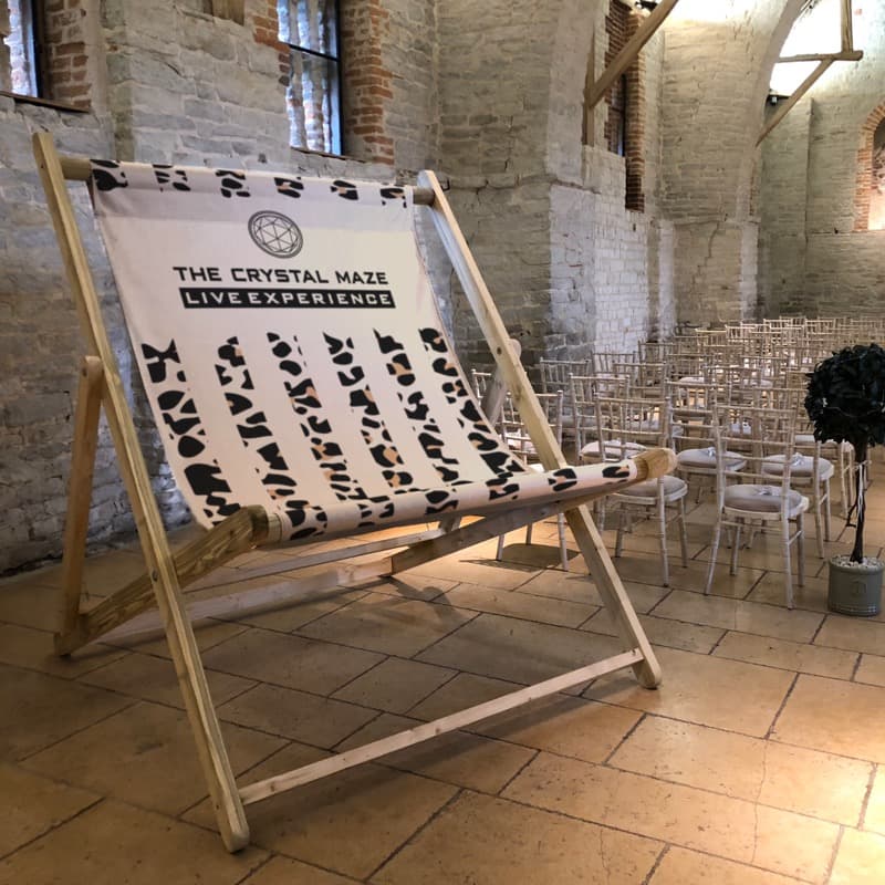 Crystal branded deckchair design