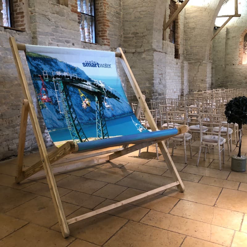 Lift branded deckchair design