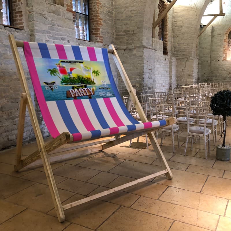 NGP branded deckchair design