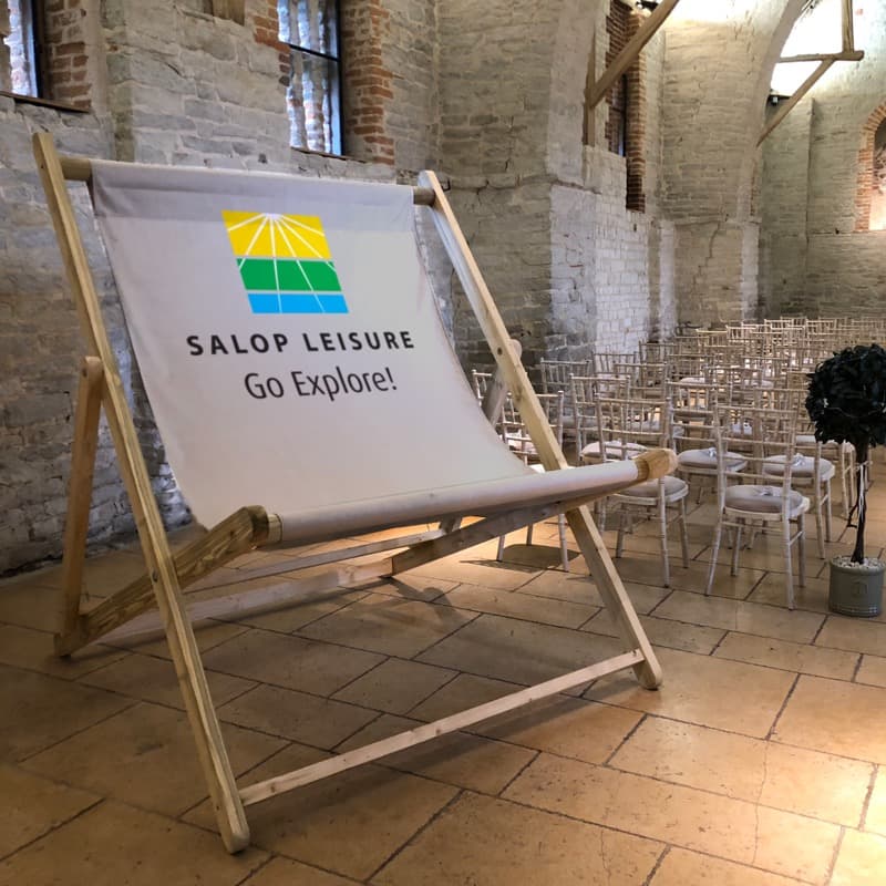 Salisbury branded deckchair design