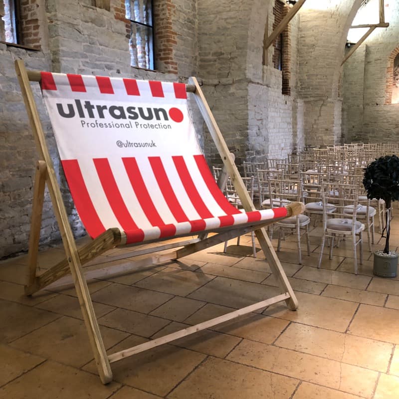 Ultra branded deckchair design