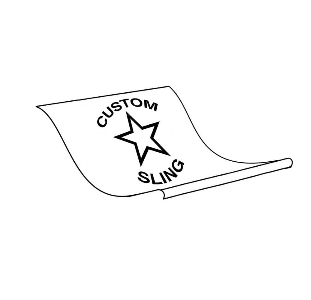 Custom branded deckchair bench sling