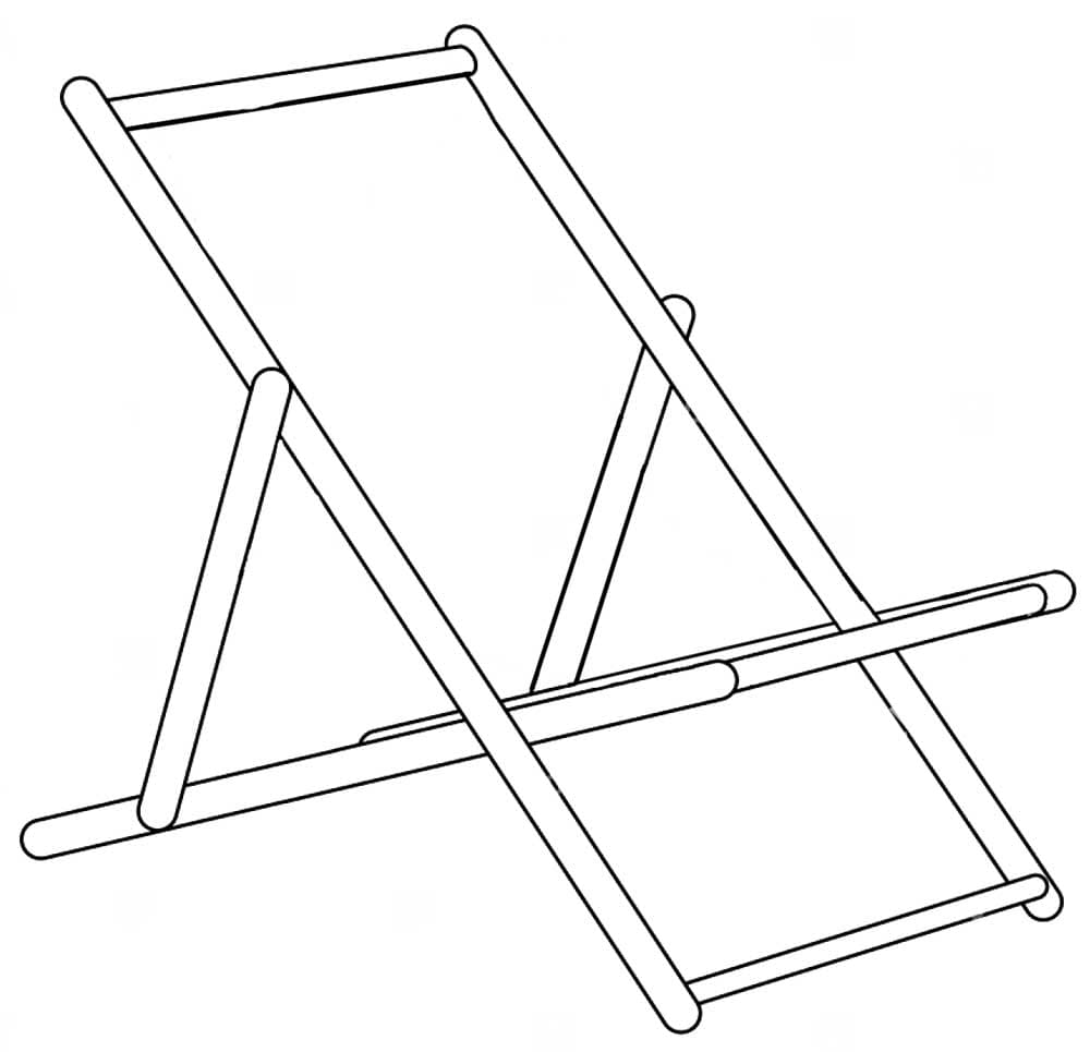 Giant deckchair timber frame